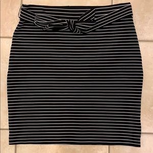Loft Petites Belted Pencil Skirt